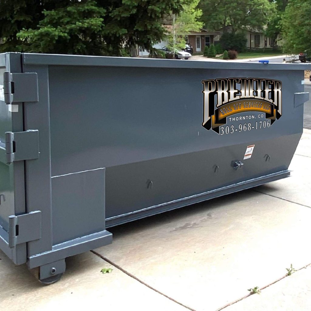 Commercial dumpster rental in Boulder CO for construction project