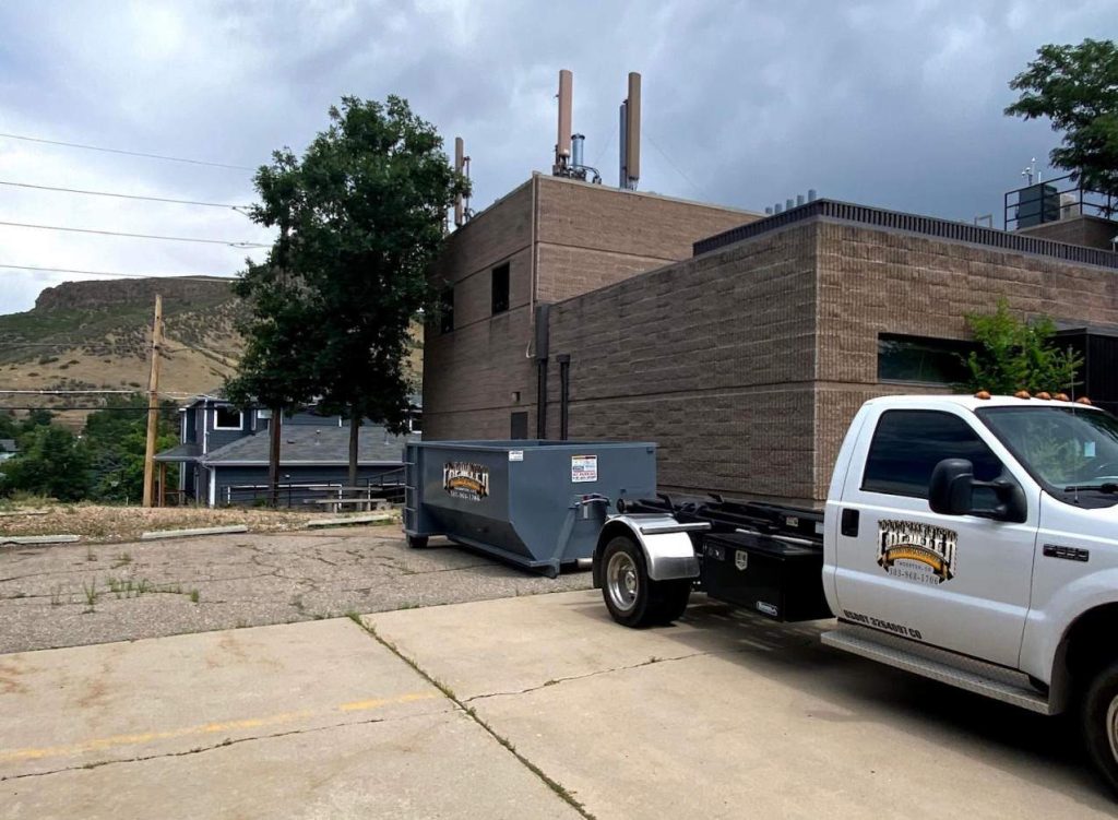 Premier Roll Off Services providing reliable waste management solutions in Greenwood Village, enhancing project efficiency.